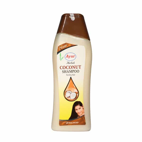 Ayur Herbals Coconut Shampoo With Orange I For Hair Growth & Blood Circulation I Pack 1- 500Ml