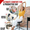 Besafe Forever Lumbar Support Backrest Compatible With Car Office Chair | Universal | Black