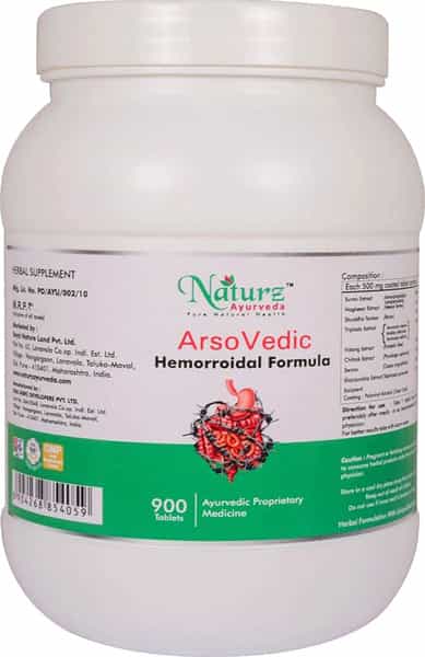 Naturz Ayurveda Arsovedic - 900 Tablets (Pack Of 4)