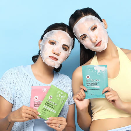 Myglamm Popxo Fresh Start Deep Moisturising Cucumber Sheet Mask