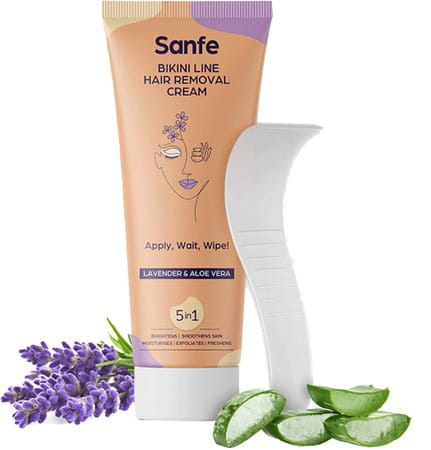 Sanfe Bikini Line Hair Removal Cream- 50 Gm