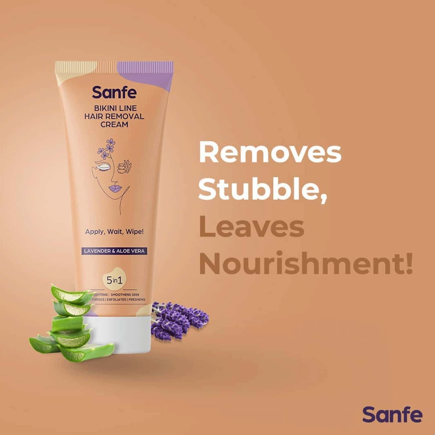 Buy SANFE BIKINI LINE HAIR REMOVAL CREAM 50 GM Online & Get Upto 60