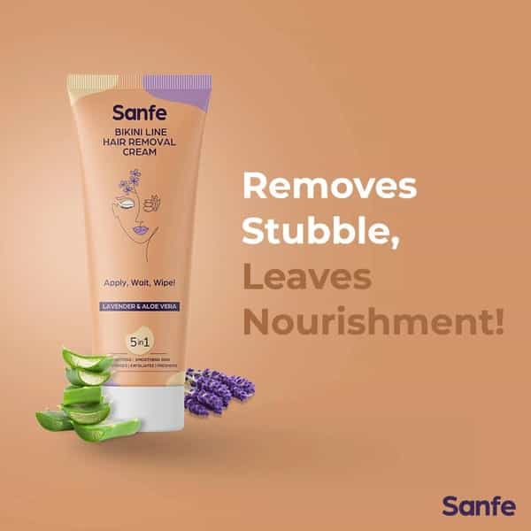 Sanfe Bikini Line Hair Removal Cream- 50 Gm
