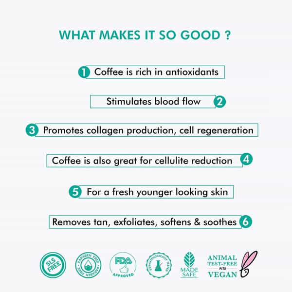 Mcaffeine Tan Removal Coffee Clay Face Mask - Pore Cleansing Face Pack For Normal To Oily Skin
