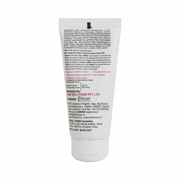 Uvmed Sunscreen Gel 50 Ml
