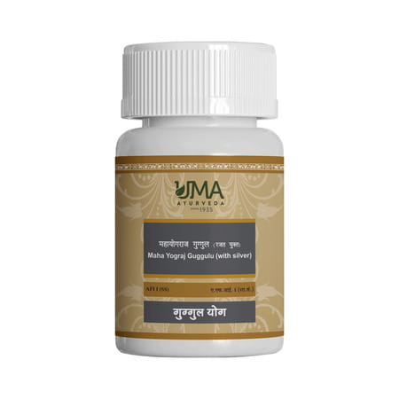 Uma Ayurveda Mahayograj Guggul (With Silver) Ayurvedic Tablets 40 Tab