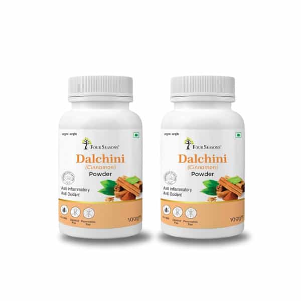 Four Seasons Dalchini (Cinnamon ) Powder 100G | Nutritious - Weight Loss | Good For Skin (Pack Of 2)