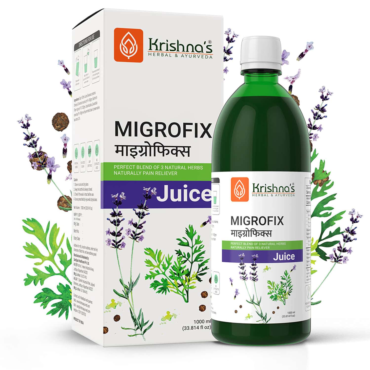 Krishna's Migrofix Juice - 1l