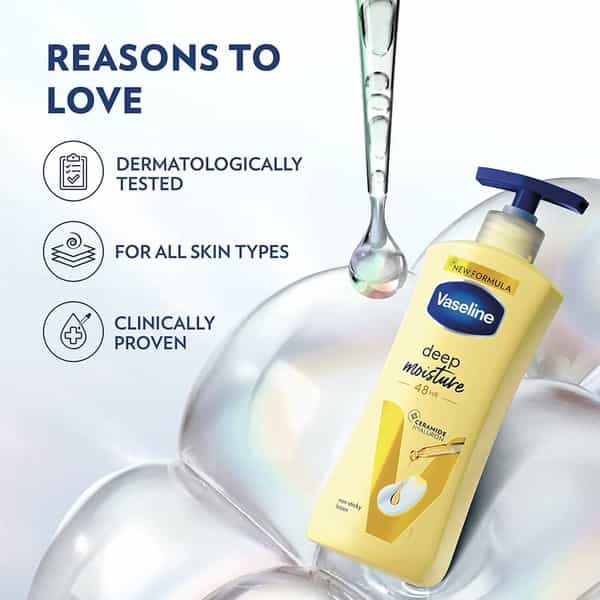 Vaseline Intensive Care Deep Moisture Body Lotion Bottle Of 400 Ml