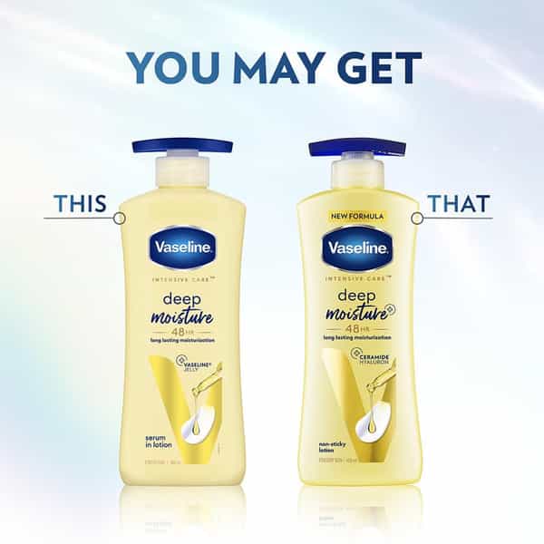 Vaseline Intensive Care Deep Moisture Body Lotion Bottle Of 400 Ml