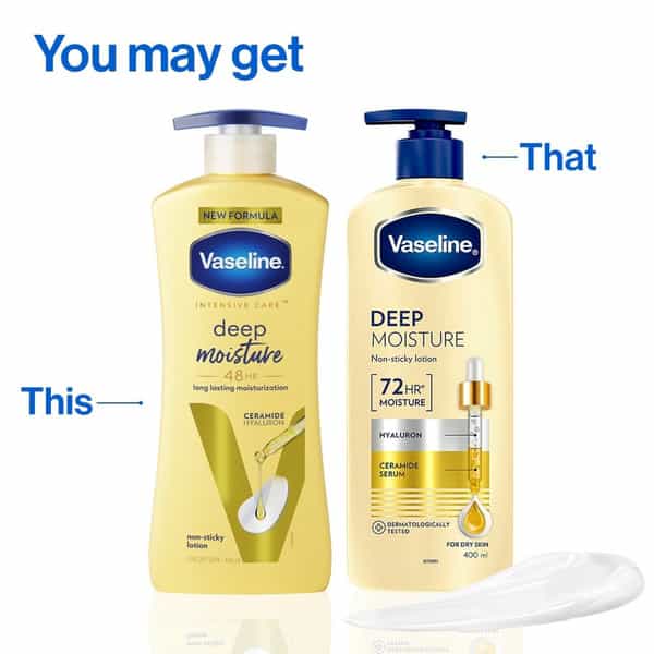 Vaseline Intensive Care Deep Moisture Body Lotion Bottle Of 400 Ml