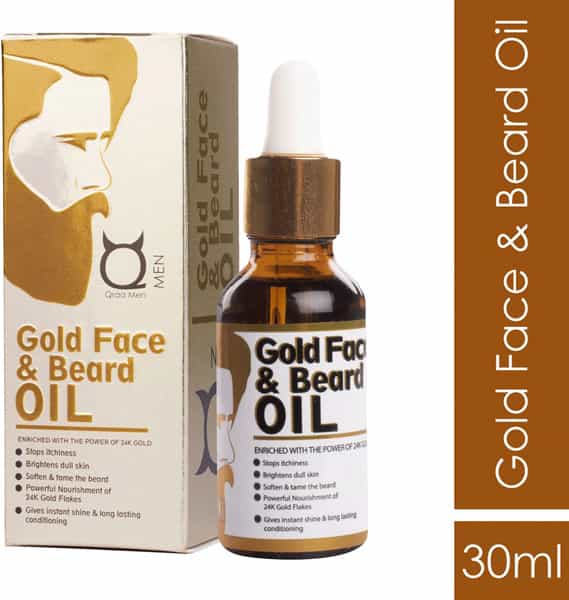 Qraa Men Gold Face And Beard Oil 30 Ml