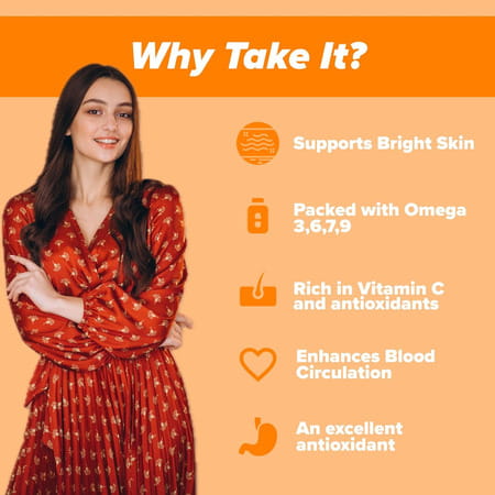 Daily All Day Himalayan Sea Buckthorn Berry Pulp Concentrated Juice 500 Ml