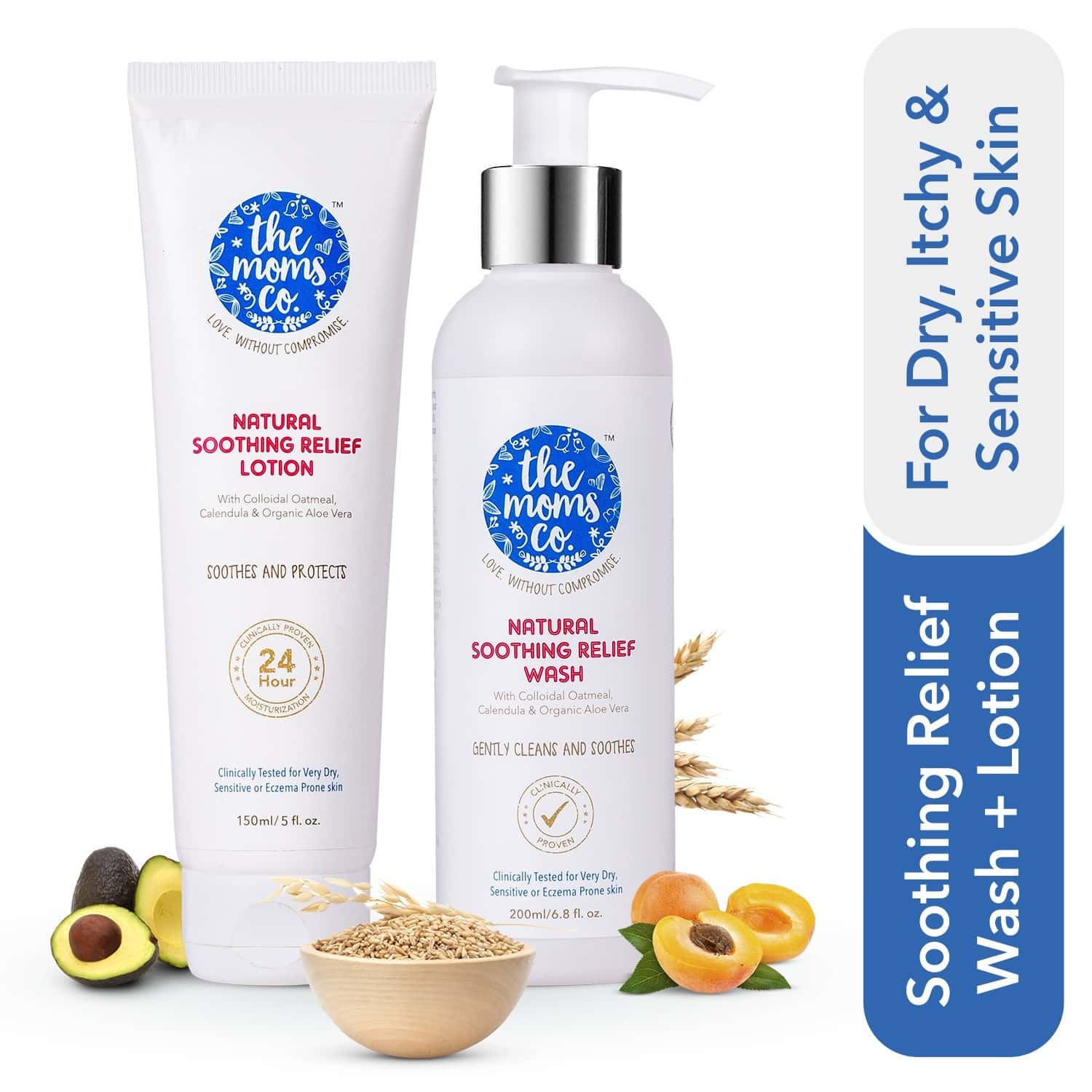 Buy The Moms Co. Natural Soothing Relief Kit Of 350 Ml Online at Flat