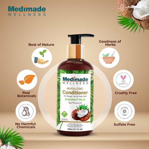 Medimade Coconut Milk Hair Conditioner - 300 Ml