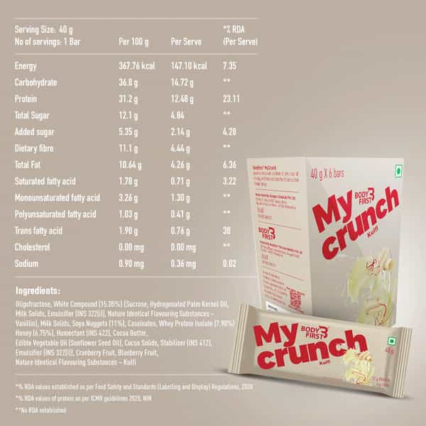 Bodyfirst My Crunch - Kulfi