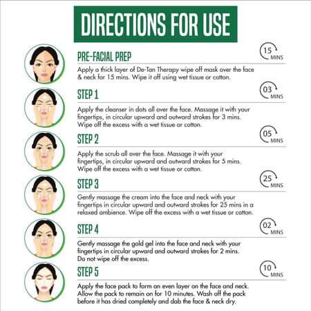 Nature'S Essence Glowing Gold++ Facial Kit | Bright Glowing Skin | 24k Gold & Saffron Infused | 500g