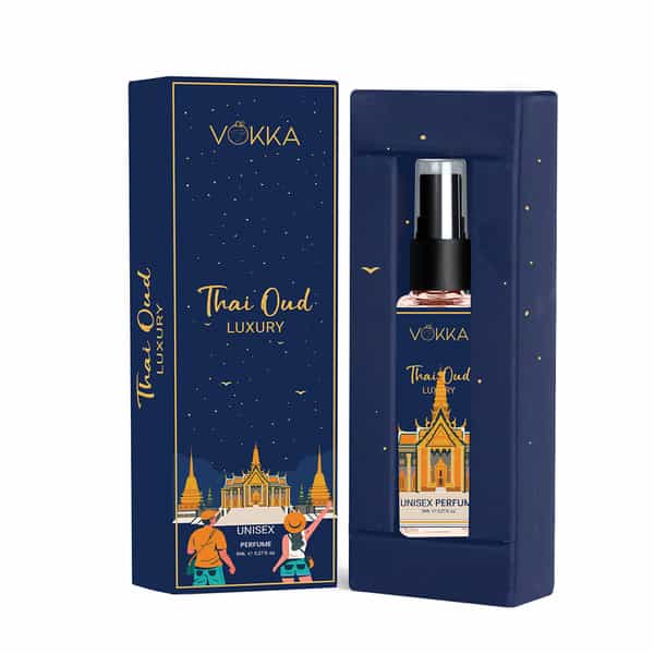 Vokka Pocket Perfume Thai Oud 8Ml | Luxury Long Lasting Perfume For Men & Women | Edp Scent For Gift