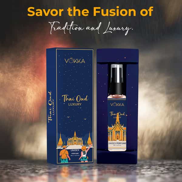 Vokka Pocket Perfume Thai Oud 8Ml | Luxury Long Lasting Perfume For Men & Women | Edp Scent For Gift
