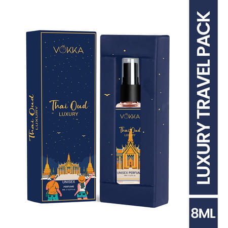 Vokka Pocket Perfume Thai Oud 8ml | Luxury Long Lasting Perfume For Men & Women | Edp Scent For Gift