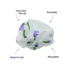 Sanfe Premium Colorful Selfly Shower Cap 1 Piece Long Lasting Elastic Band Reusable