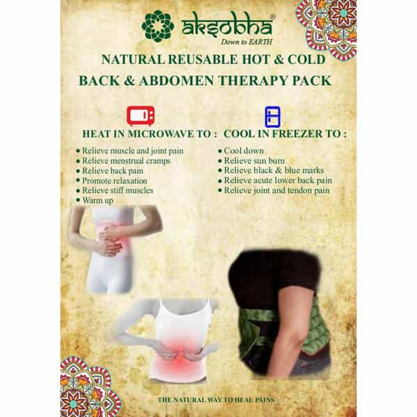 Aksobha Back/ Abdomen Pain Relief Herbal Hot & Cold Therapy Pack