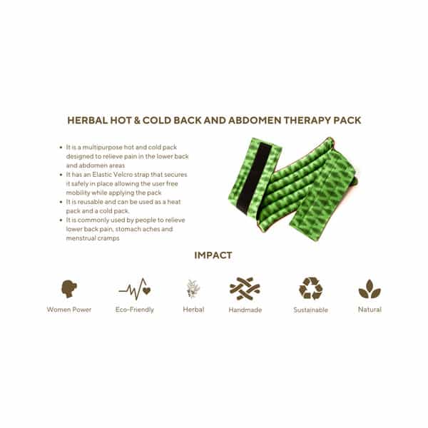 Aksobha Back/ Abdomen Pain Relief Herbal Hot & Cold Therapy Pack