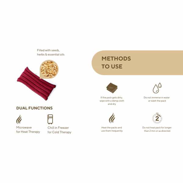 Aksobha Back/ Abdomen Pain Relief Herbal Hot & Cold Therapy Pack