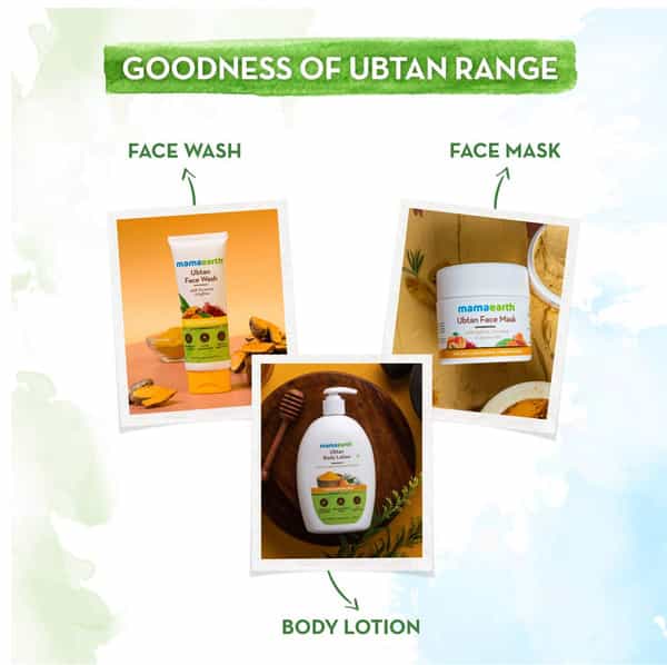 Mamaearth Ubtan Face Pack Mask Cream 100 Ml