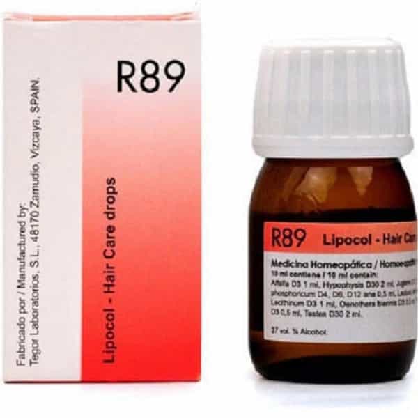 Dr. Reckeweg Lipocol - Hair Care Drops - R89 Hair Loss | Grey Hair 22 Ml (Pack Of 2)