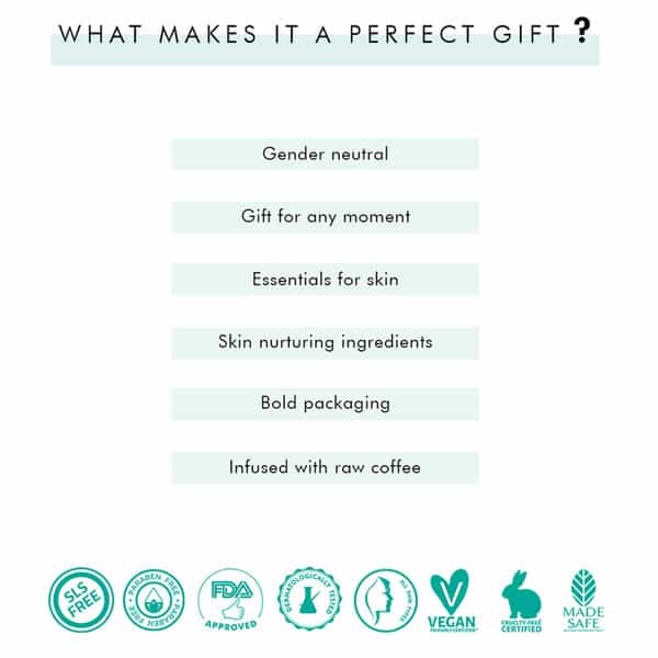 Mcaffeine Be Date Ready Body Polishing Gift Kit (350 Gm)