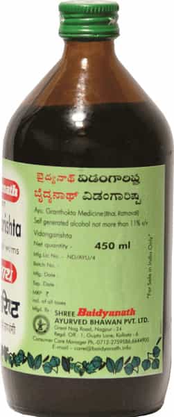 Baidyanath Asli Ayurved Vidangarishta 450 Ml (Pack Of 2)