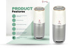 Prozo Plus Ce Certified Hepa Filter Portable Air Purifier For Car Home And Office Working Station