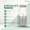 Prozo Plus Ce Certified Hepa Filter Portable Air Purifier For Car Home And Office Working Station