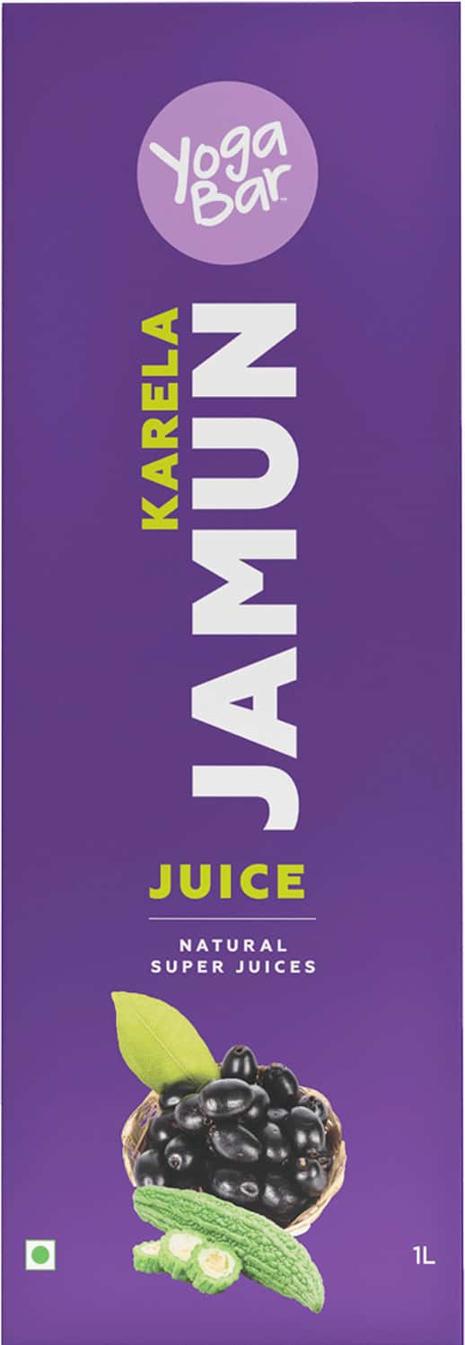 Yoga Bar Karela Jamun Juice (1 L Bottle)