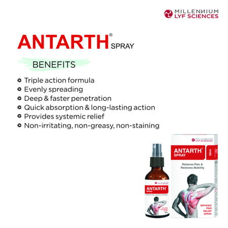 Antarth Pain Relief Spray Bottle Of 50ml
