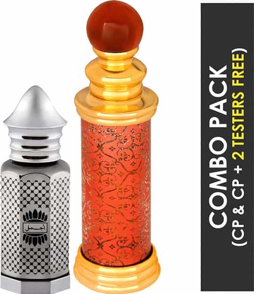 Ajmal Asher Cp Oil 12Ml For Unisex And Classic Oud Cp Oil Oudh 10Ml For Unisex