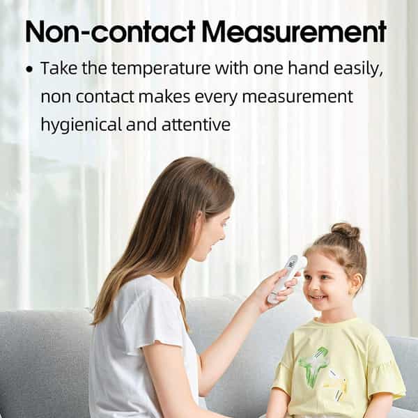 Yuwell Infrared Ir Non-Contact Forehead Thermometer (Yt-1 White)