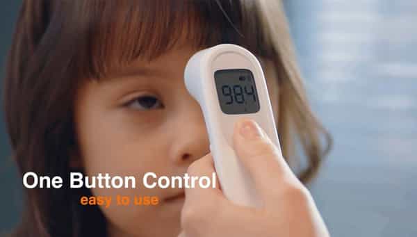 Yuwell Infrared Ir Non-Contact Forehead Thermometer (Yt-1 White)