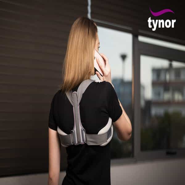 Tynor Clavicle Brace With Fastening Tape Grey Xxl 1 Unit