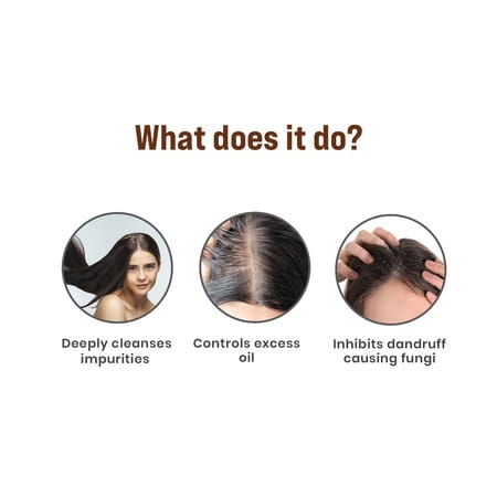 Sirona Marshmallow & Clove Anti Dandruff Shampoo With Neem & Tulsi For Men & Women - 300 Ml