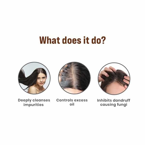 Sirona Marshmallow & Clove Anti Dandruff Shampoo With Neem & Tulsi For Men & Women - 300 Ml