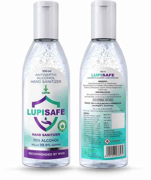 Lupisafe Alcohol Based Hand Sanitizer - 100Ml