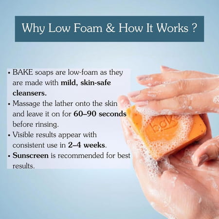 Bake 2% Kojic Soap With Arbutin | Lactic Acid & Niacinamide For Dark Spots (Pack Of 1)