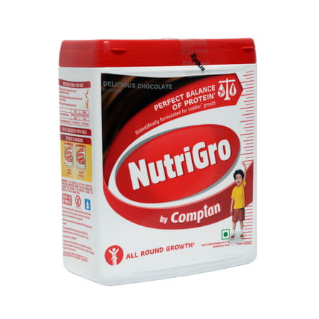 Nutrigro By Complan Delicious Chocolate Flavour Jar Of 400gm