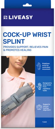 Liveasy Ortho Care Cock-Up Wrist Splint Universal
