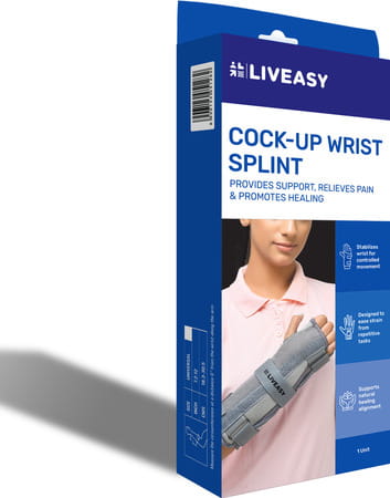 Liveasy Ortho Care Cock-Up Wrist Splint Universal