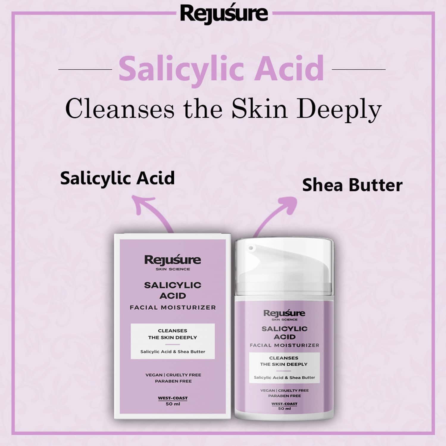 Buy REJUSURE 2 SALICYLIC ACID MOISTURIZER FIGHTS BREAKOUT & BLACKHEADS