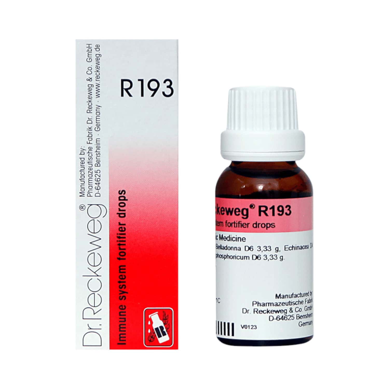 Dr. Reckeweg R193 Immune Fortifier Drops (22ml)