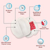 Luvlap Ultra Thin Honeycomb Nursing Breast Pads 48Pcs Disposable High Absorbent Discreet Fit